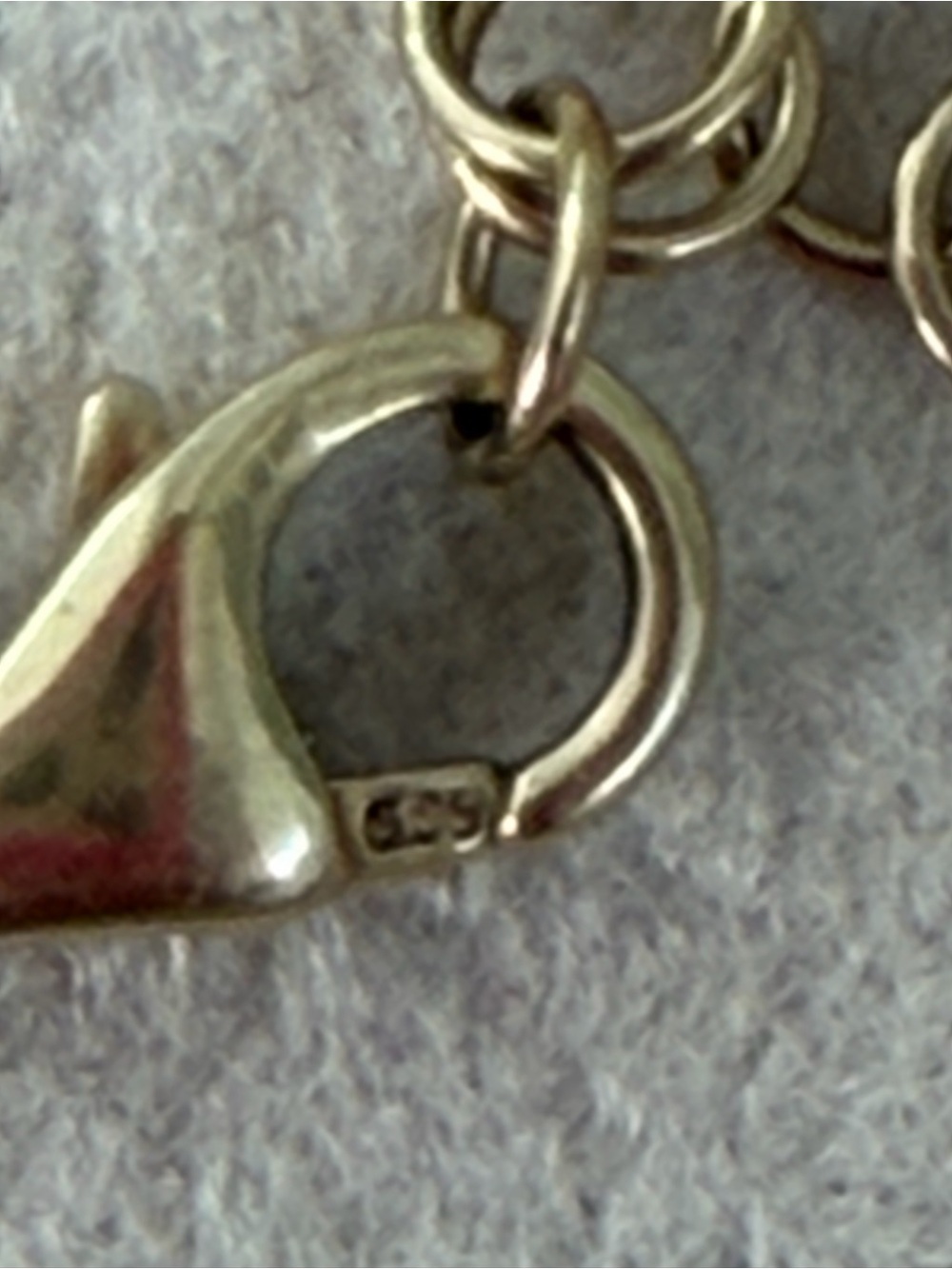 Genuine Diamond station necklace with bezel set natural diamonds and 14K gold. - Picture 6 of 9